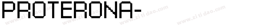PROTERONA字体转换