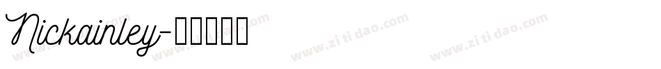 Nickainley字体转换