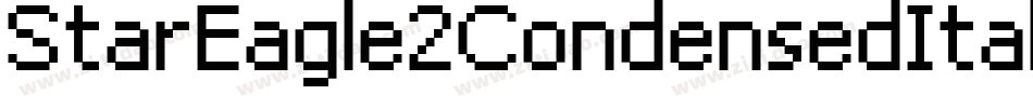 StarEagle2CondensedItalic-5LPV字体转换