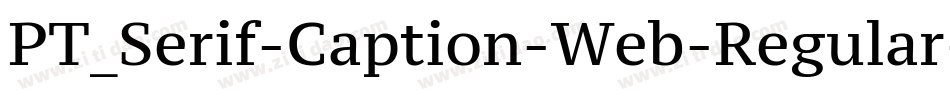 PT_Serif-Caption-Web-Regular字体转换