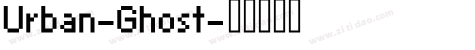 Urban-Ghost字体转换