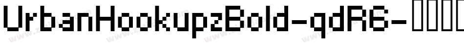 UrbanHookupzBold-qdR6字体转换