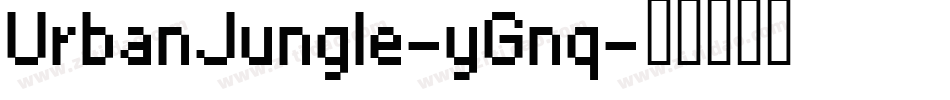 UrbanJungle-yGnq字体转换