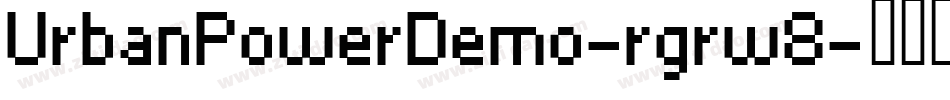 UrbanPowerDemo-rgrw8字体转换
