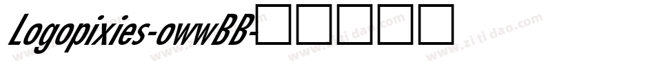 Logopixies-owwBB字体转换