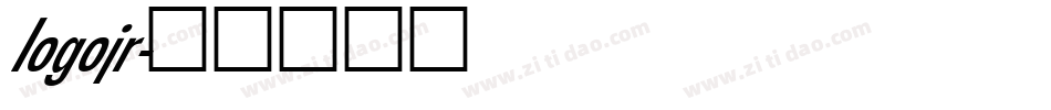 logojr字体转换