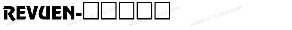 REVUEN字体转换