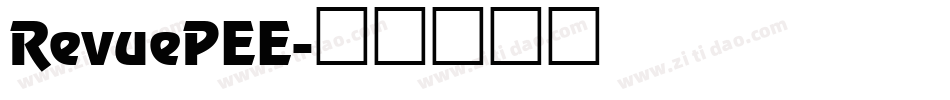 RevuePEE字体转换