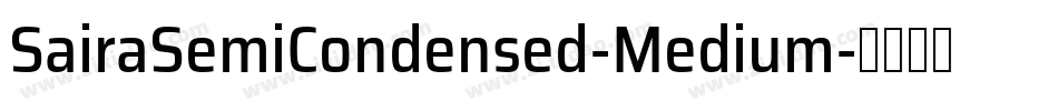 SairaSemiCondensed-Medium字体转换