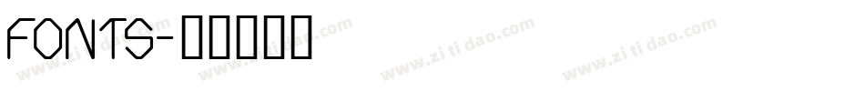 FONTS字体转换