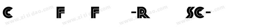 CaslonFiveForty-RomanSC字体转换
