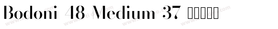 Bodoni-48-Medium-37字体转换