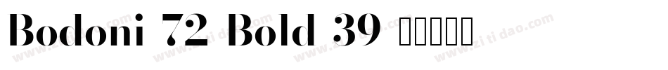 Bodoni-72-Bold-39字体转换