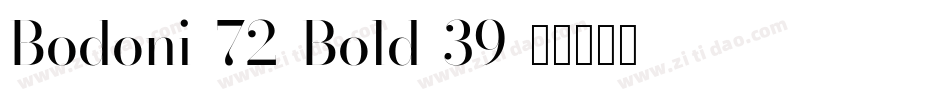 Bodoni-72-Bold-39字体转换