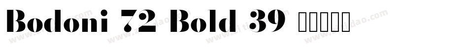 Bodoni-72-Bold-39字体转换
