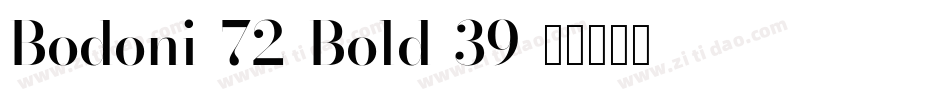 Bodoni-72-Bold-39字体转换