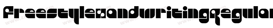 FreestyleHandwritingRegular-oomq字体转换