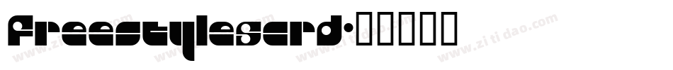 FreestyleScrD字体转换