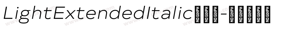 LightExtendedItalic转换器字体转换 LightExtendedItalic转换器字体转换