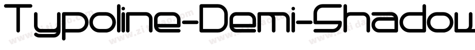 Typoline-Demi-Shadow-Italic字体转换