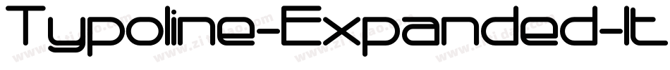 Typoline-Expanded-Italic字体转换