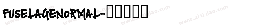 FUSELAGENORMAL字体转换
