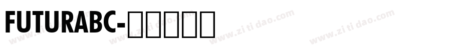 FUTURABC字体转换