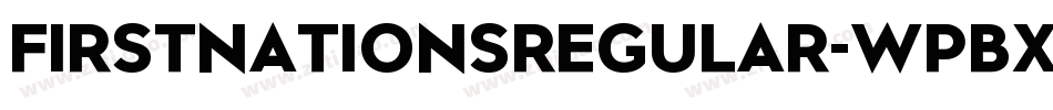 FirstNationsRegular-wPBx字体转换