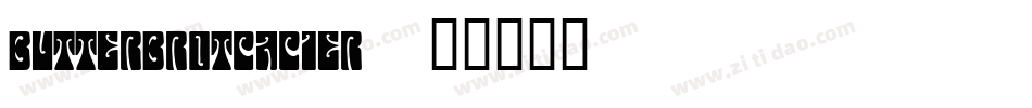 butterbrotpapier字体转换