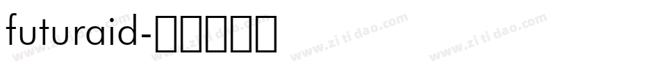 futuraid字体转换