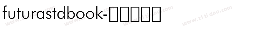 futurastdbook字体转换