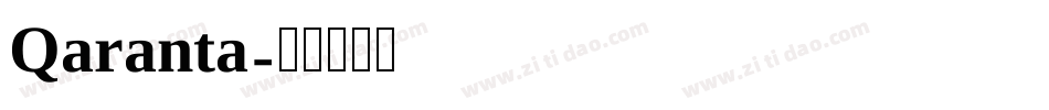 Qaranta字体转换