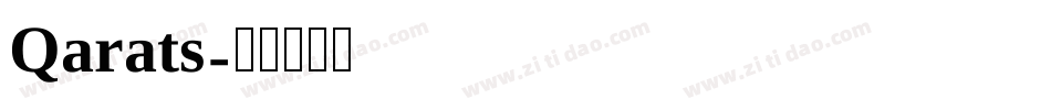 Qarats字体转换