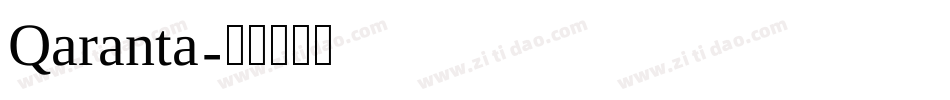 Qaranta字体转换
