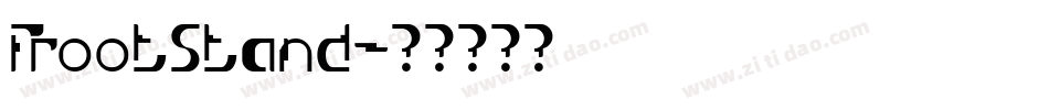 FrootStand字体转换