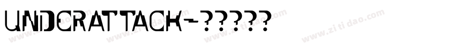 UNDERATTACK字体转换