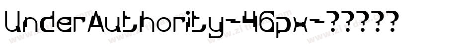 UnderAuthority-46px字体转换