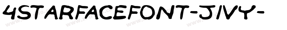 4StarFaceFont-j1vy字体转换