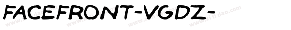 FaceFront-VGdz字体转换