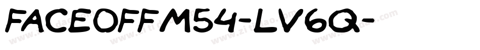 FaceOffM54-lV6q字体转换