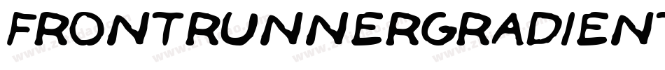 FrontRunnergradientItalic-lvXD字体转换