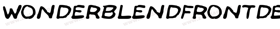 WonderblendFrontDemoFront-YzXE2字体转换