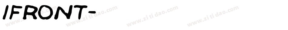 ifront字体转换