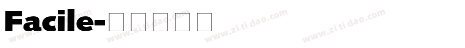 Facile字体转换