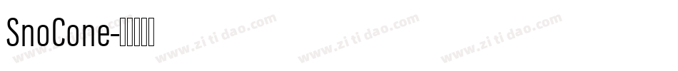 SnoCone字体转换