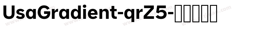 UsaGradient-qrZ5字体转换