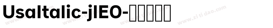 UsaItalic-jlE0字体转换