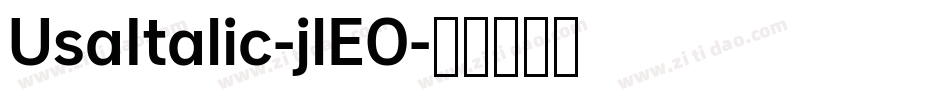 UsaItalic-jlE0字体转换