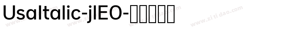 UsaItalic-jlE0字体转换