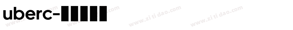 uberc字体转换